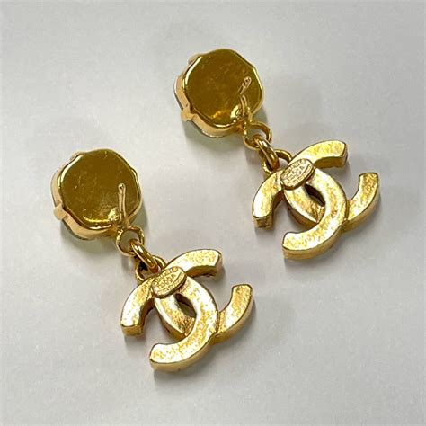 fake chanel long cc earrings|authenticate Chanel jewelry.